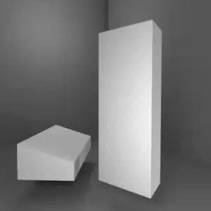 Bass Trap Helmholts Resonator trapezio branco