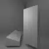 bass trap de membrana com trapezio cinza claro